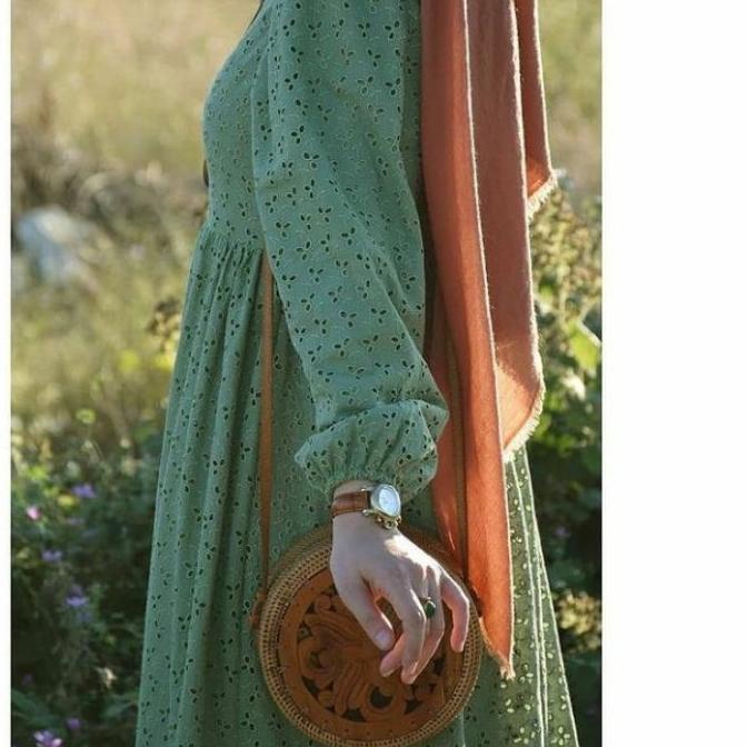 ✮ bahan kain katun bordir/ katun jepang bordir terbaru ✩