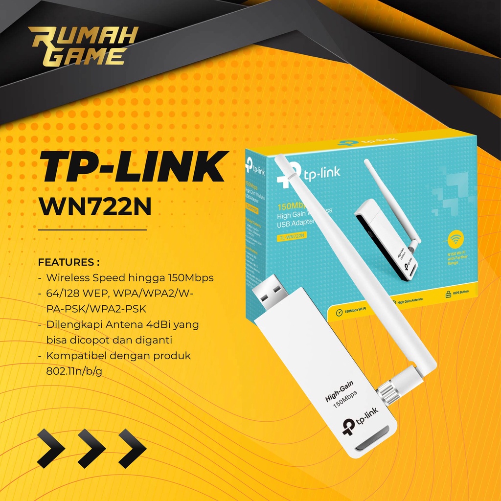 Mini Usb Wifi Wireless Adapter Tplink Wn722N Antena Wireless Wifi Usb Tplink 722n