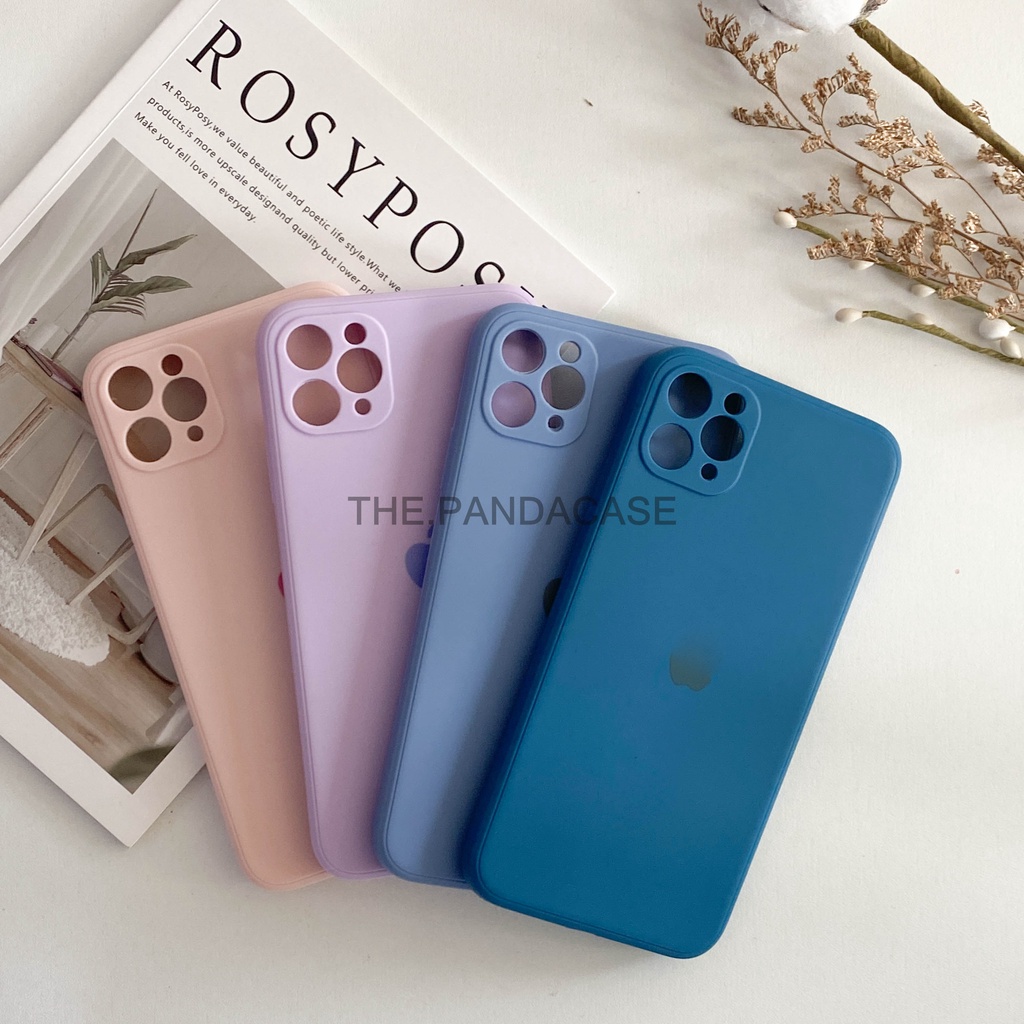 [TPC] (2) Phone Case SQUARE EDGE SOFT CASE Warna Permen Macaron IPHONE HP FULL COVER 12 13 PRO PROMAX IP069