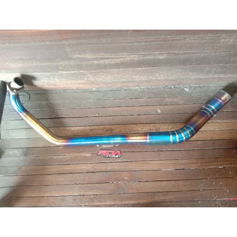 HEADER GSX 150/LEHERAN GSX 150 BLUE GOLD