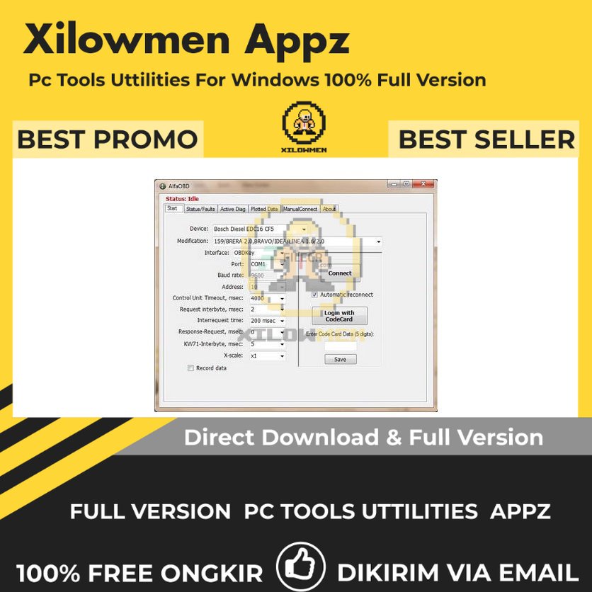 [Full Version] AlfaOBD Pro PC Tools Software Utilities Lifetime Win OS