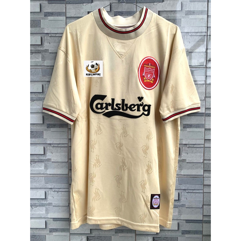 RETRO | Jersey Baju Bola Lvrpll Away 1996 1997 Grade Ori