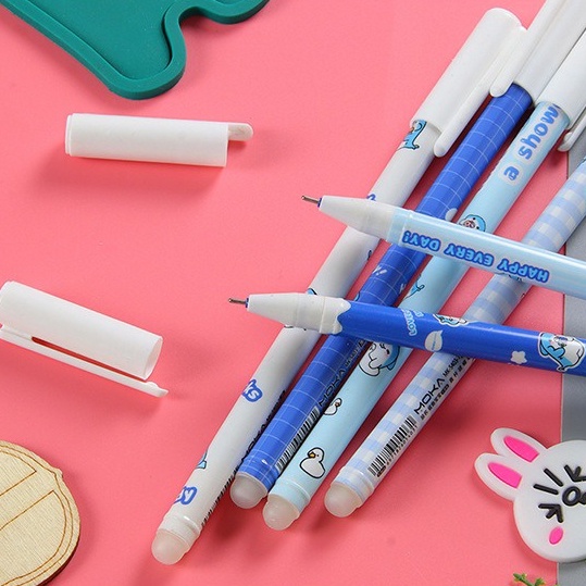 

6pcs Pena Pulpen Pen Magic Bisa Dihapus Tinta Biru OSM-ST0288