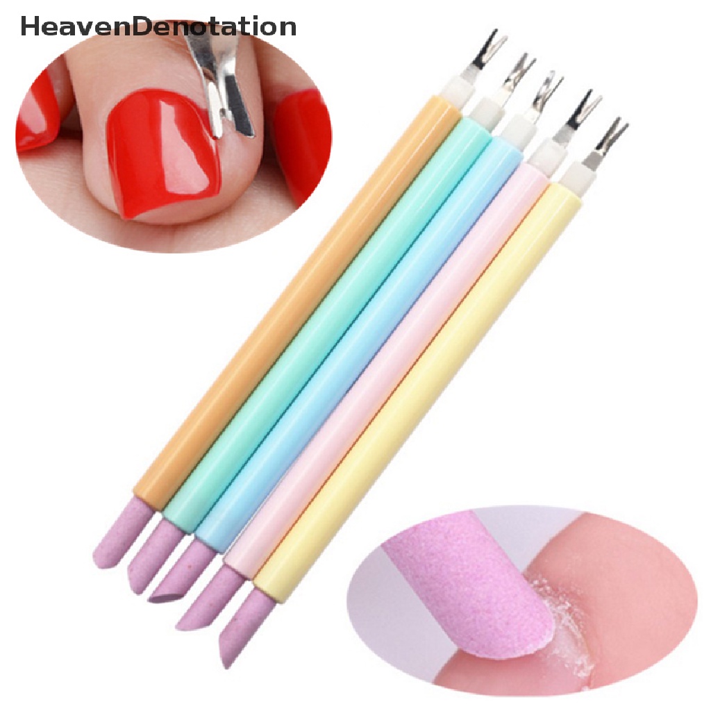 [HeavenDenotation] Nail Cuticle Trimmer Pusher Skin Remover Cutter Manicure Pedicure Perawatan Nail Art HDV