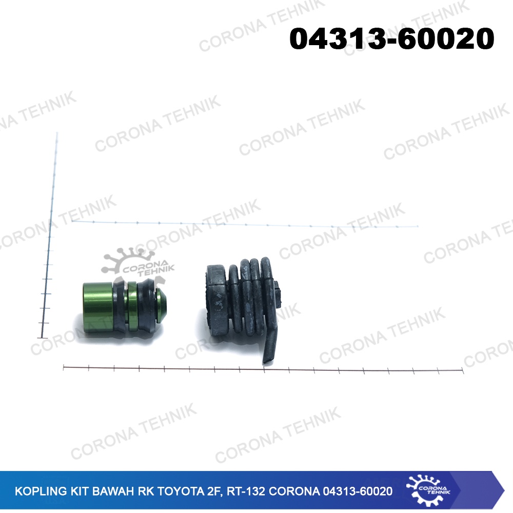 RK Toyota 2F, RT-132 Corona - 04313-60020 Kopling Kit Bawah