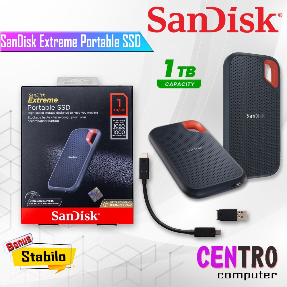 SANDISK EXTREME PORTABLE SSD 1TB