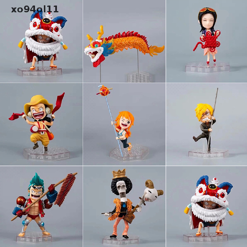 Xo 1Pc Little Anime One Piece Imlek Luffy Lion Custome Dragon Figure Mainan OL