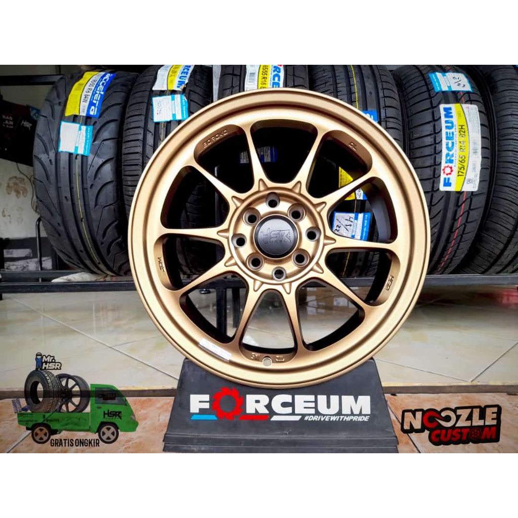 VELG RACING R16 LEBAR 7 RAT HSR DL 4254 PELEK MOBIL HSR RING 16 LOBANG 4