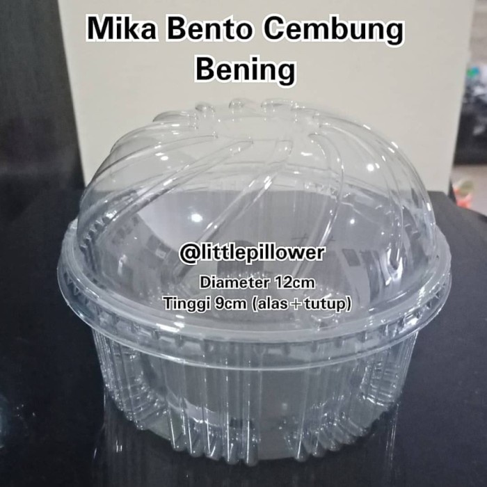 [Cup Bento] (Mk 130 Bening) Mika Bento Mini Bening/Mika Nasi Mini/Mika Puding [Pc]