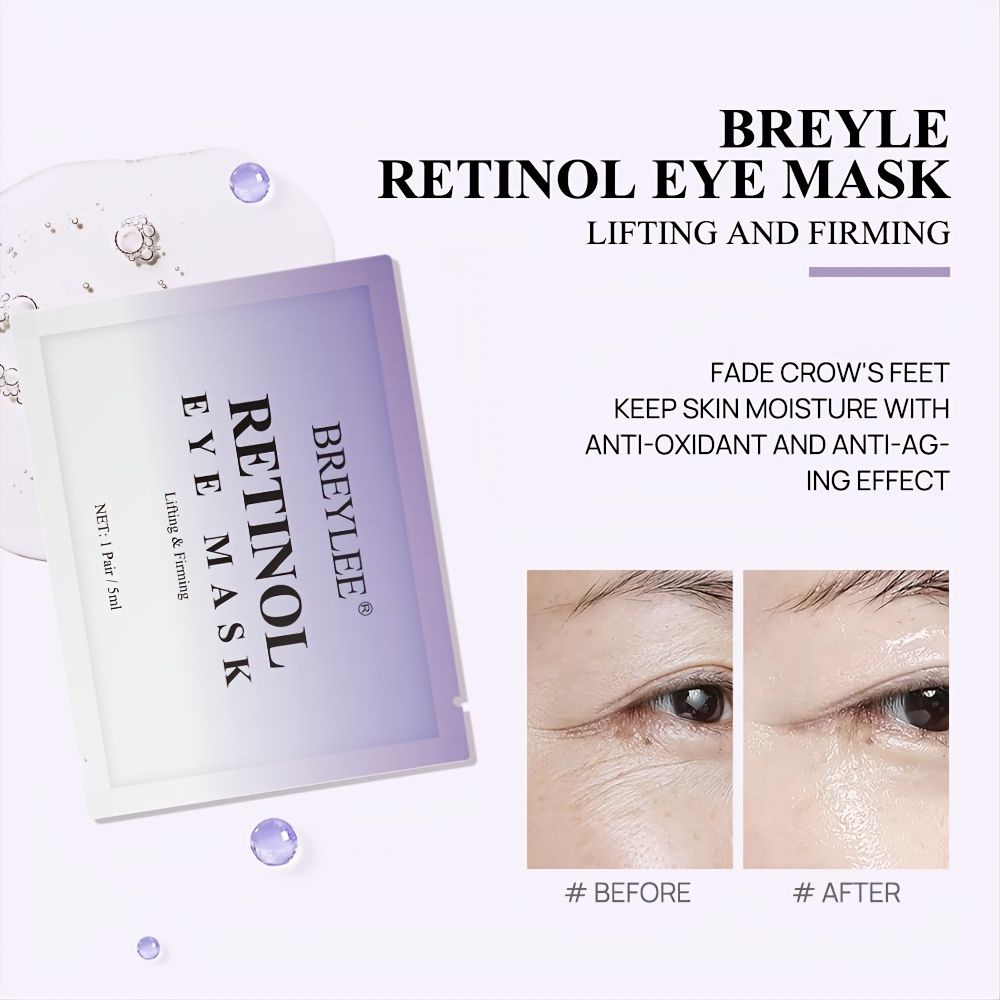(READY) BREYLEE Eye Mask Hyaluronic Vit C Retinol Rose Masker Mata - 1PCS