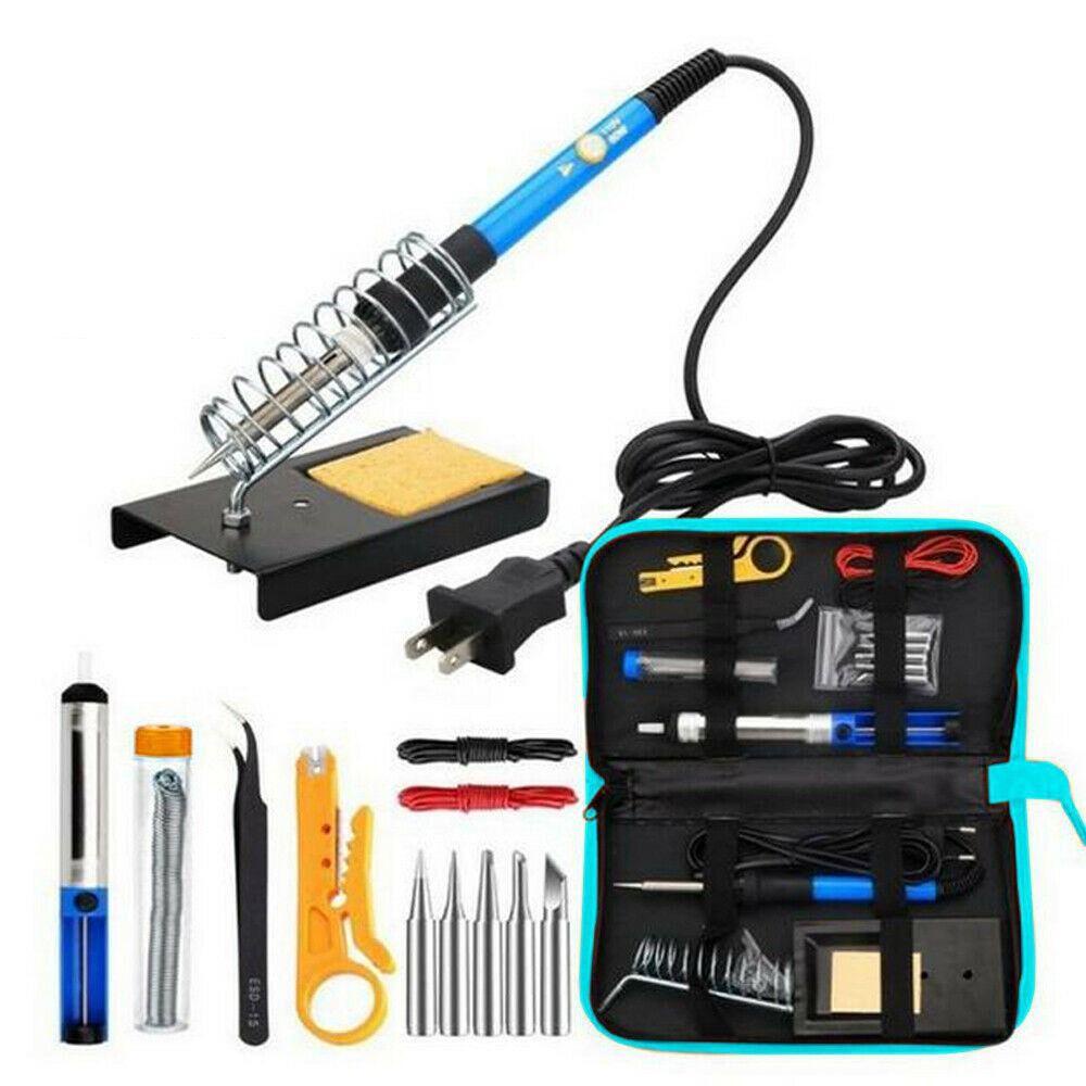 POPULAR Populer Solder Iron Kit Universal 60W Adjustable Soldering Irons Toolbox