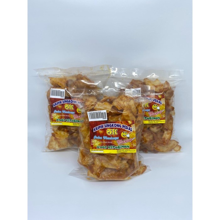 

Terlaris ✨ -3 KERIPIK SINGKONG PEDAS SK 250 gr KRIPIK CEMILAN - Promo 3 Pcs2.2.23