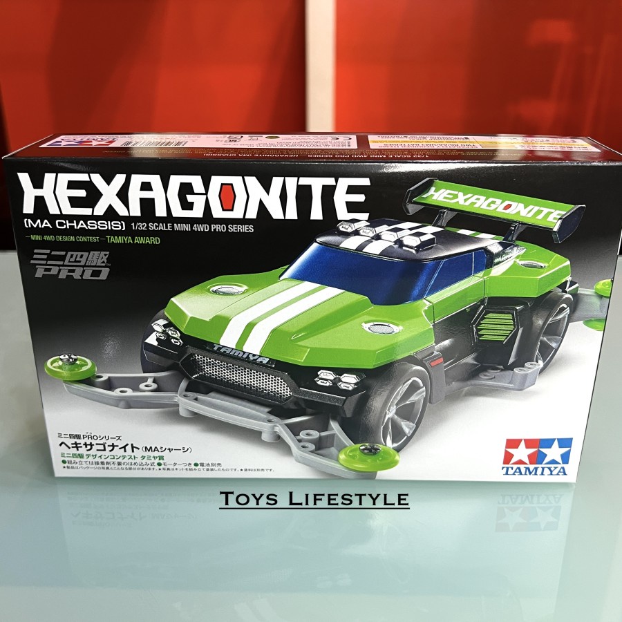 Mainan Rakit Mobil Tamiya Mini 4WD - Hexagonite (ORIGINAL)