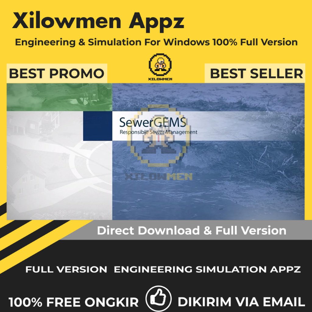 [Full Version] Bentley SewerGEMS CONNECT Edition Pro Engineering Software Lifetime Win OS