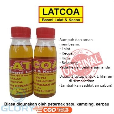 Latcoa Insektisida Obat Semprot Pembasmi Kecoa Kutu Lalat Semut Rayap Belatung Pada Hewan Ternak Pal