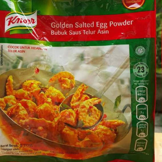 

✳ KNORR SALTED EGG HALAL MUI 270 GR ♕