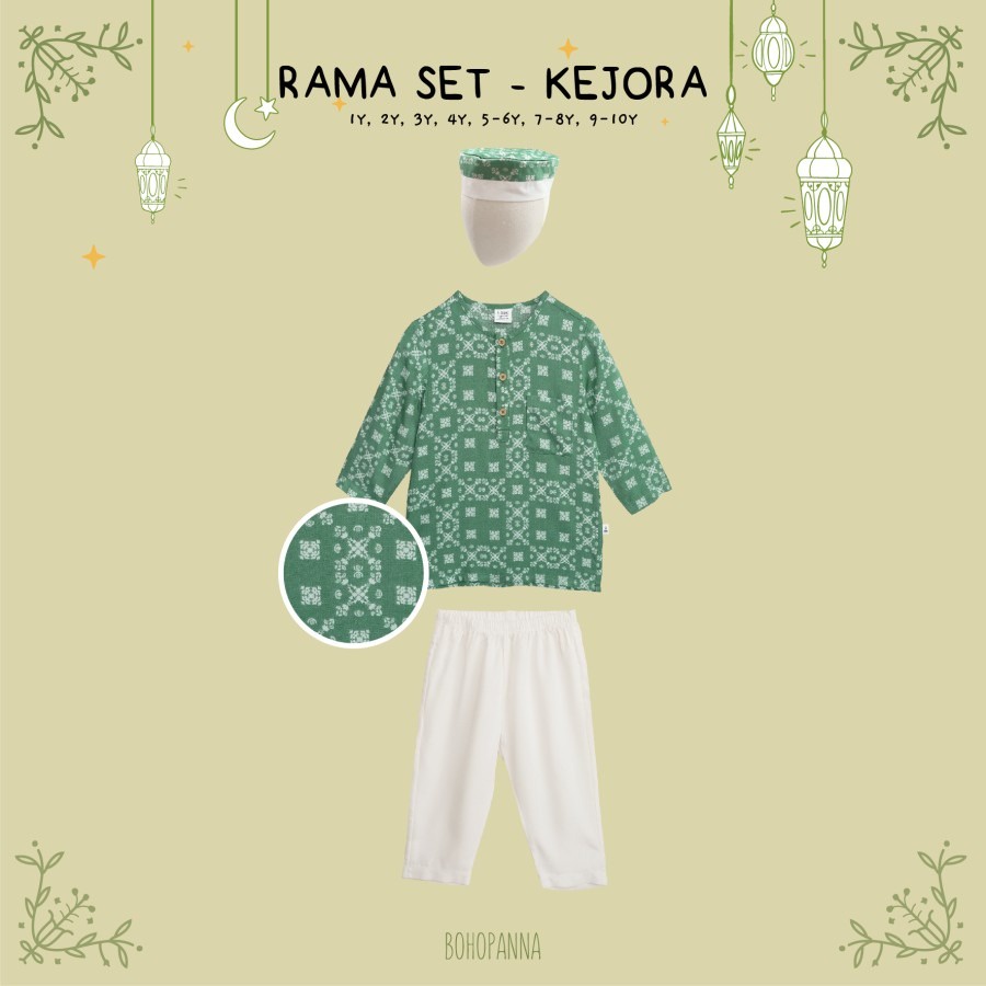 Bohopanna - Rama Set | Setelan Anak Set Peci