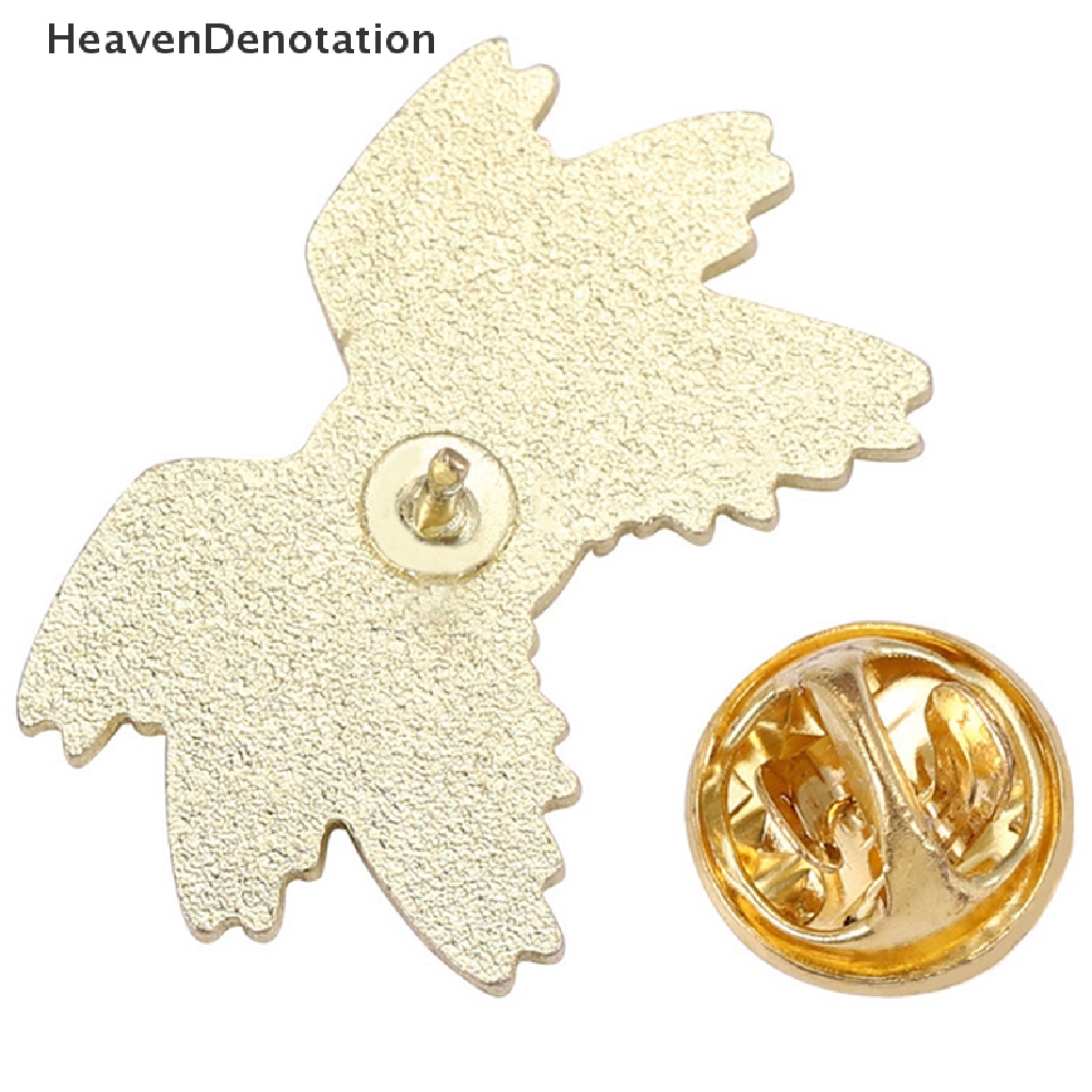 [HeavenDenotation] Mata Horus Seraph Sayap Enamel Lencana Bros DIY Ransel Kerah Lapel Pin Pesta Perhiasan Aksesoris HDV