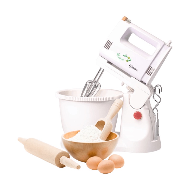 SEVENTEEN MIXER SET MANGKOK PENGADUK ADONAN KUE ROTI ELEKTRIK 120 WATT MIXER ADUK KOCOK ADONAN KUE HEMAT LISTRIK STANDING MIXER SERBAGUNA