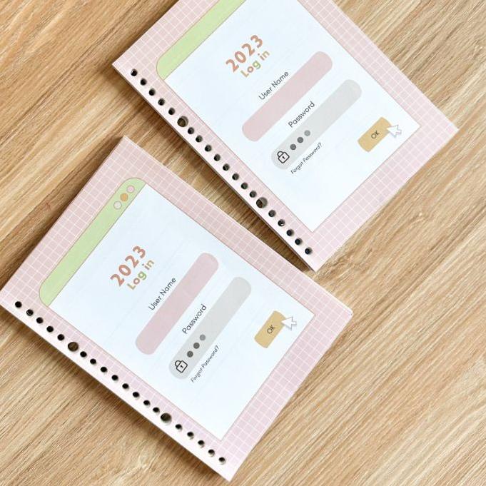 

12.12 Brand BINDER PLANNER 2023 EDITION| A5 (PAPER ONLY) / HVS 80 GSM murah