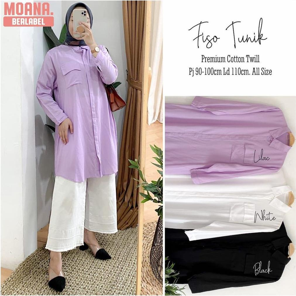 FISO TUNIK - tunik basic / tunik polos / simple tunik / tunik kondangan / tunik muslim /tunik simple
