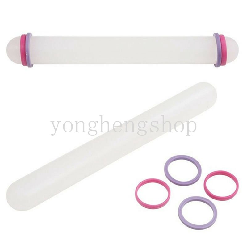 23 cm Non-stick Rolling Pin Penggiling Adonan Kue Fondant Sugarcraft Dekorasi Icing Alat Dapur DIY Baking Supply