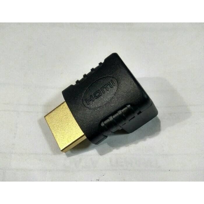 CONVERTER / GENDER / ADAPTER / CONNECTOR HDMI MALE - FEMALE BENTUK L