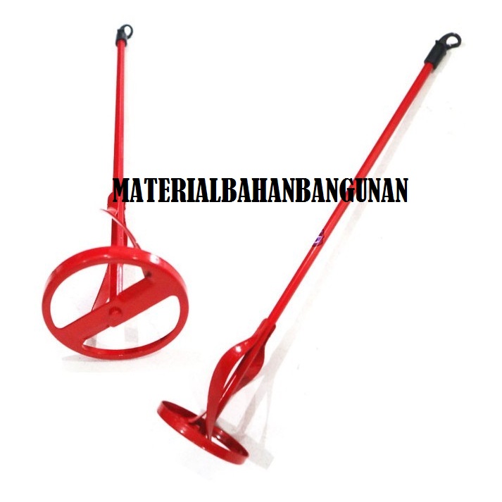 Mixer Acian Plamir Adukan Cat 60 x 400 mm Mata Bor Pengaduk Semen Instant 6 x 40 cm Paint Mixer Ceme
