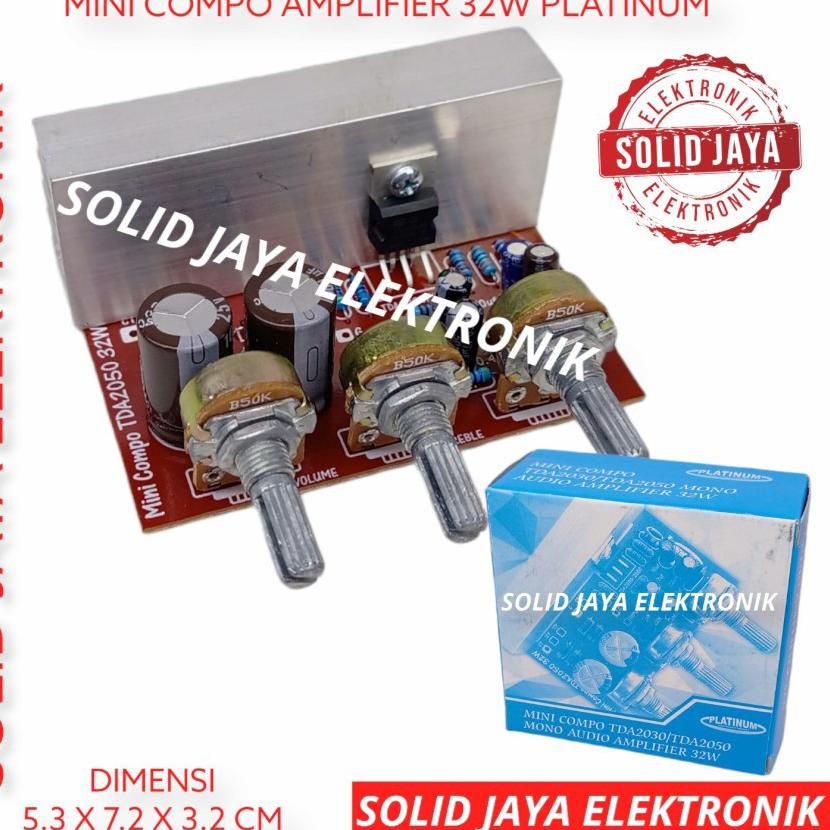 Grosir Hari Ini KIT POWER SPEAKER AKTIF MINI COMPO 32W TDA2030 AMPLI AMPLIFIER MONO TDA 2030 MINI PL