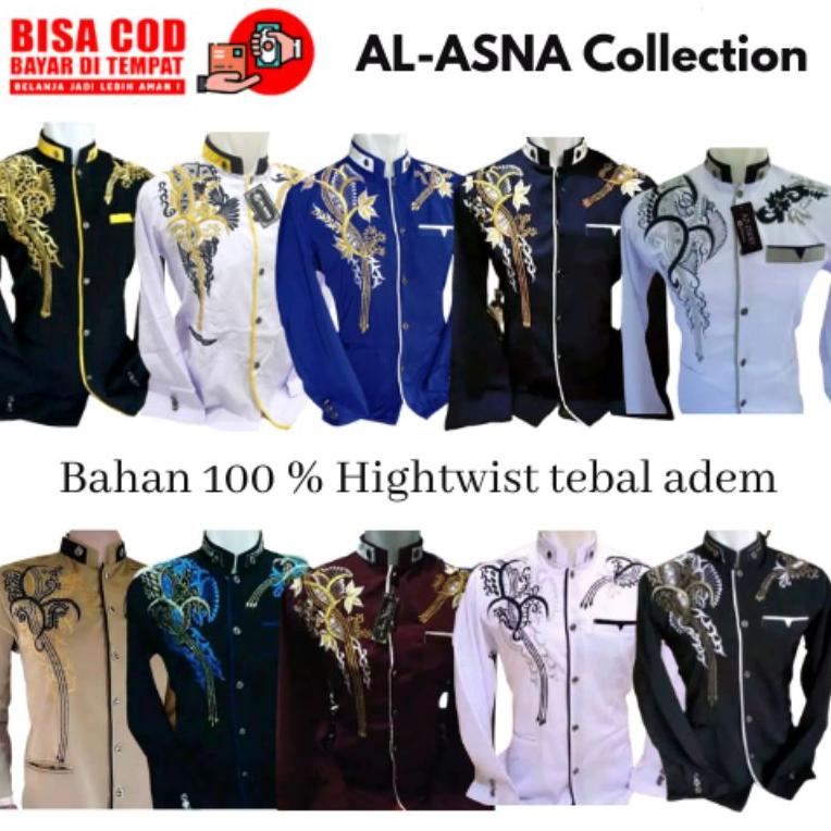 Baju koko Jasko Jas Koko Pria Dewasa Baju muslim pria Jas Koko motif bordir Jaskoko jasco atasan fas