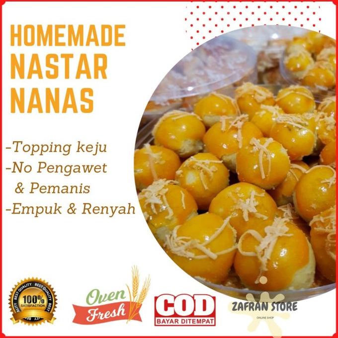 

Kue Nastar Nanas Wisman Isi 250 gram Termurah/ Kue Kering Nastar Nanas