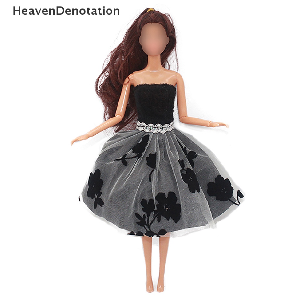 [HeavenDenotation] 1pc 30cm Dress Boneka Indah Bra Rok Boneka Dress Gaun HDV