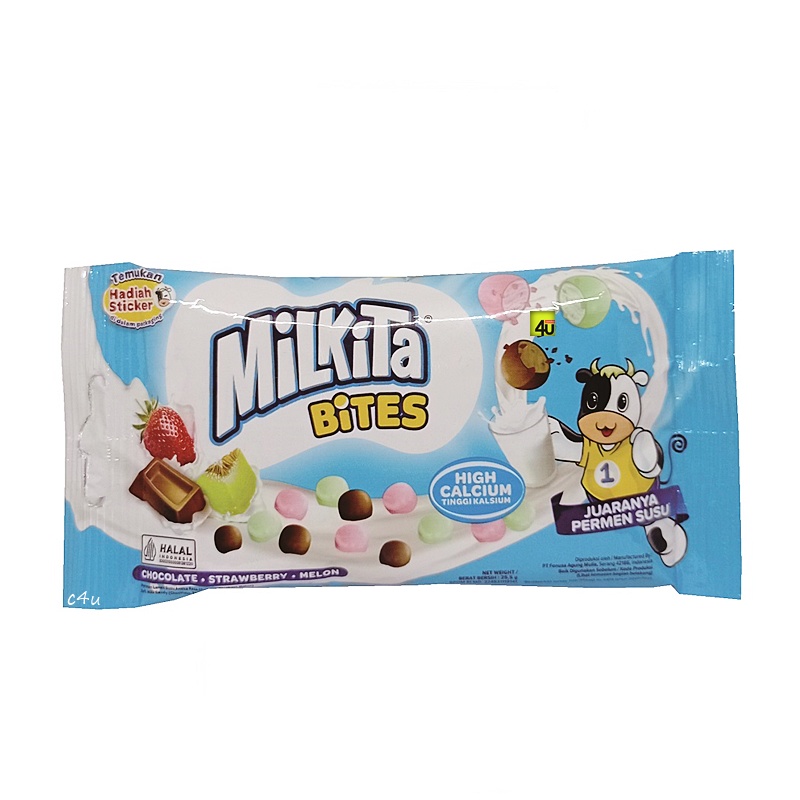 

Milkita BITES - Permen Lunak Aneka rasa - 25 gr