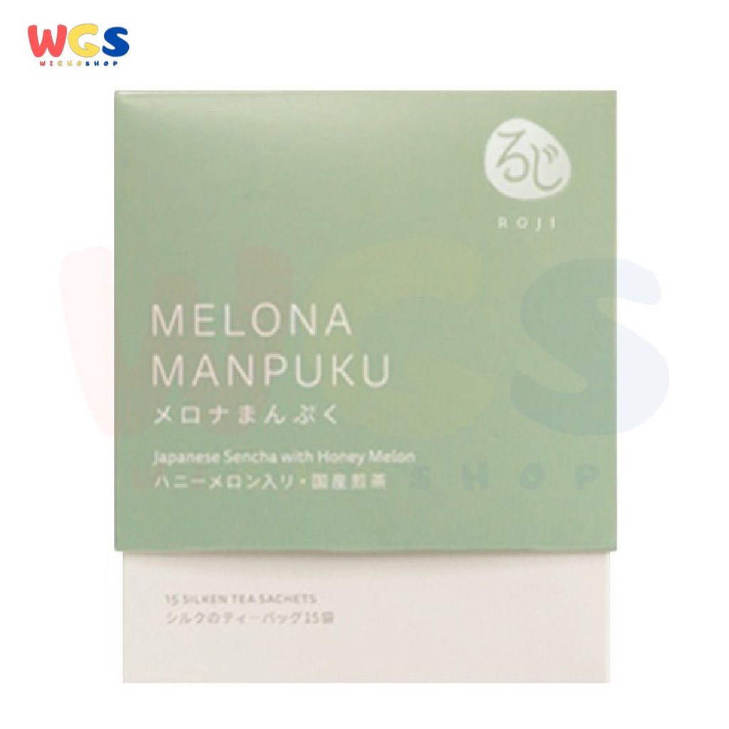 Roji Tea Bag Melona Manpuku Japanese Sencha with Honey Melon 15 Sachets / Box