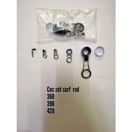 Pancing Joran pancing cincin ring lipat surf cnc set surf 360 390