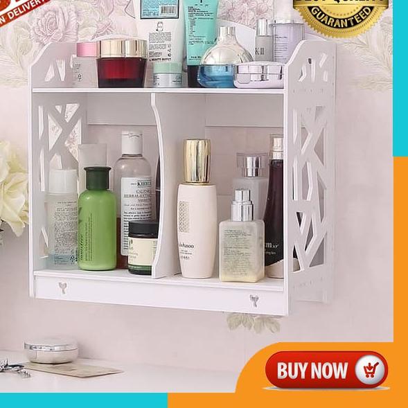 ➻ RAK KOSMETIK DINDING RAK KOSMETIK GANTUNG RAK MAKE UP RAK DINDING RAK KAYU RAK GANTUNG RAK MURAH M