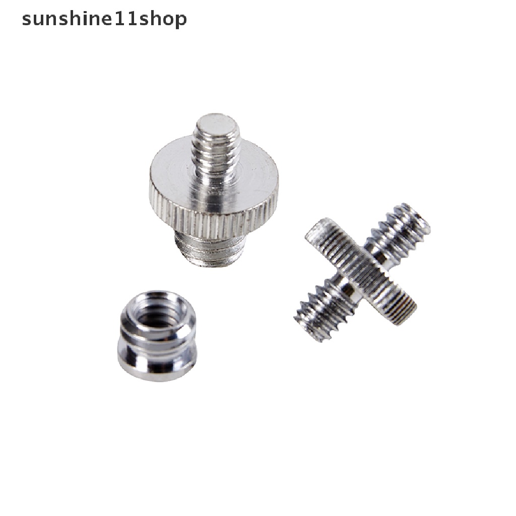 Sho Hot Shoe Mount Phone Holder Dual Nut Cold Shoe Adapter Untuk Kamera DSLR N