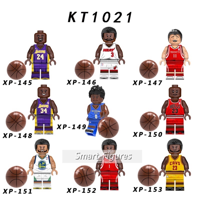 Mainan Action Figure Minifigures Michael Jordan World Cup Bale Messi Ronaldo Slam Dunk Untuk Hadiah