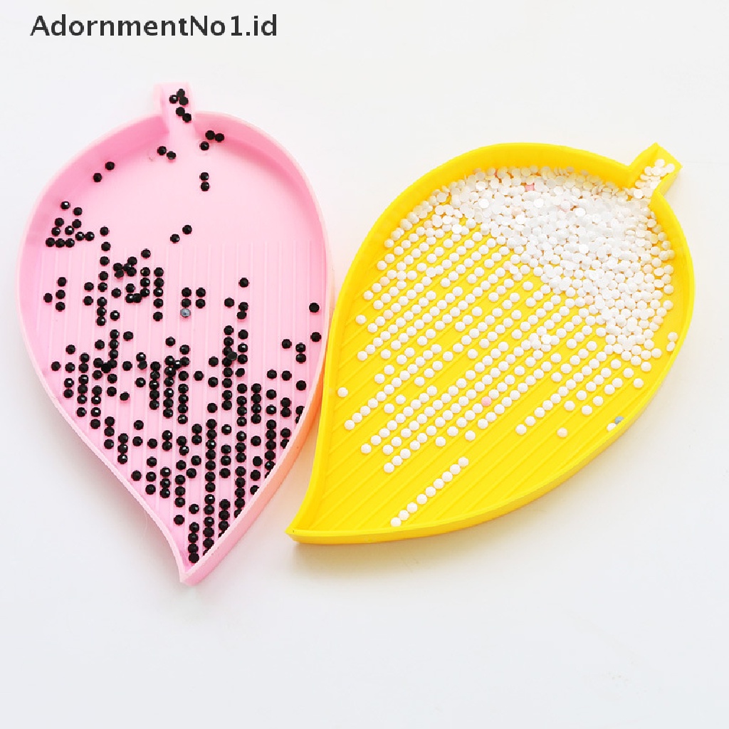 [AdornmentNo1] 1pasang Diamond Paing Tray Bor Piring Diamond Paing Nail Art Manik-Manik Piring [ID]