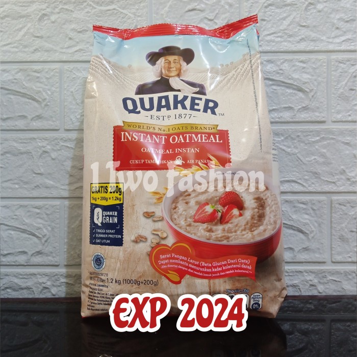 

[Ready Stock]bisa COD QUAKER INSTANT OATMEAL 1200 GR