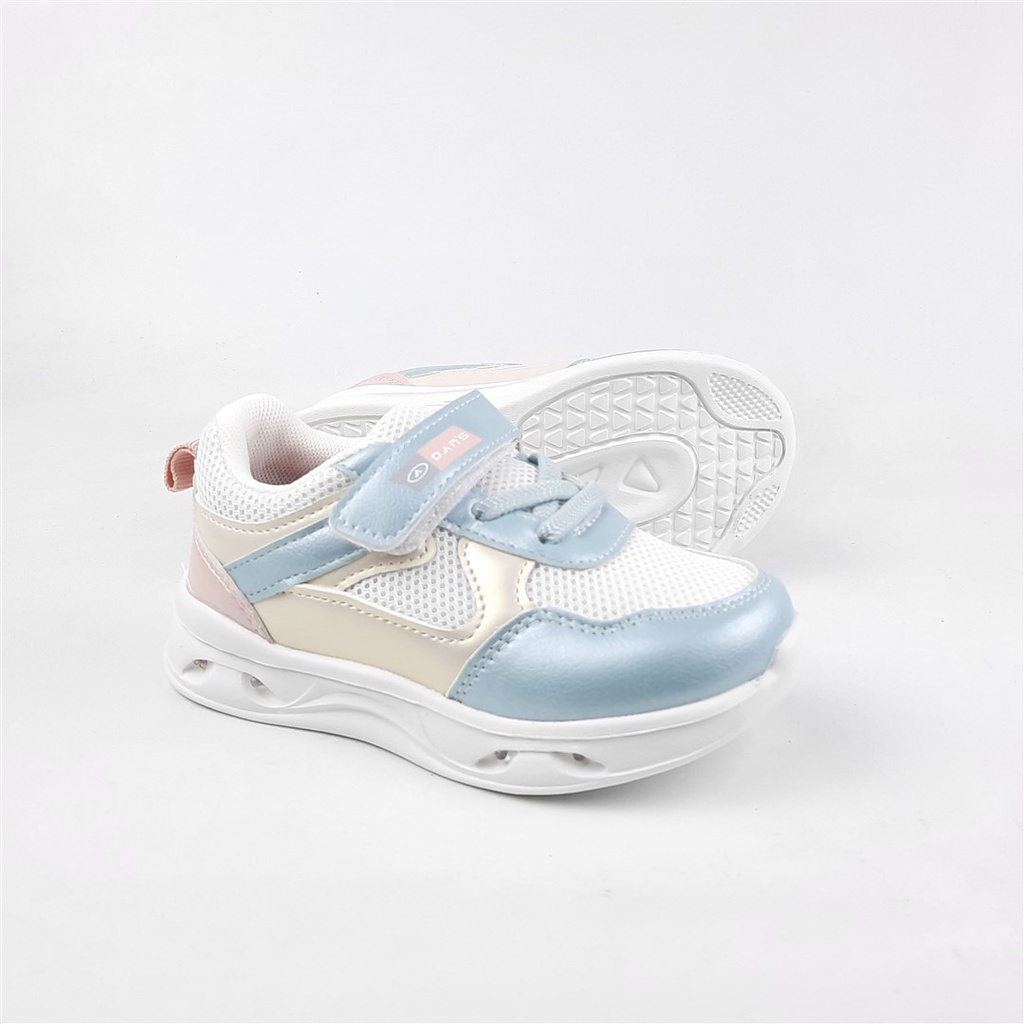 Sepatu Led sneakers anak perempuan Dans Mola 24-27