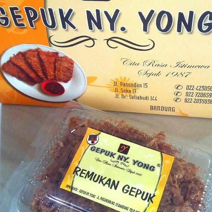 

Remukan Gepuk Ny Yong - 100gr [Frozen] TERLARIS