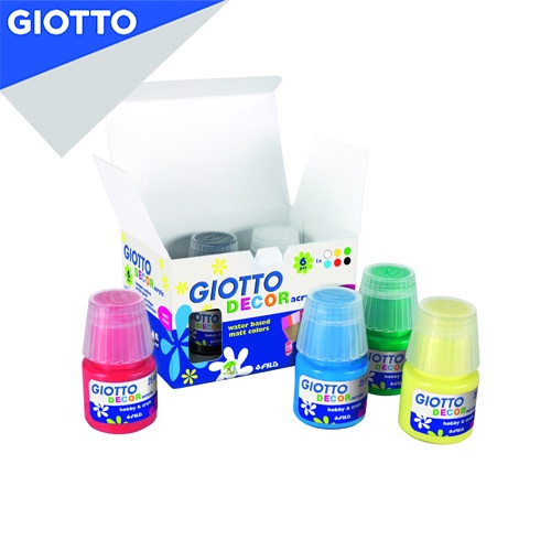 

Giotto Decor Acrylic Cat Akrilik 6 Warna 25ml