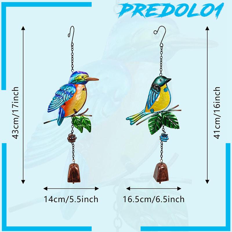 [Predolo1] Lonceng Angin Burung Lonceng Gantung Ornamen Windchimes Untuk Dekorasi Balkon Taman