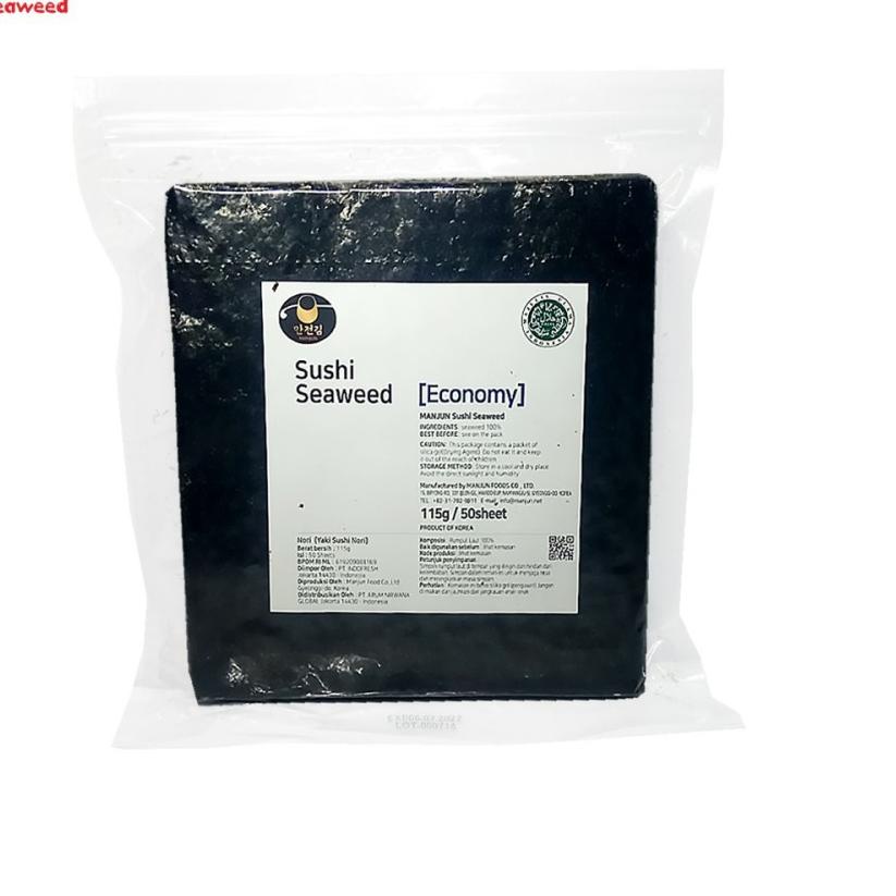 

◘ Manjun Yaki Sushi Nori Ekonomi 115gr 50 Lembar ➨