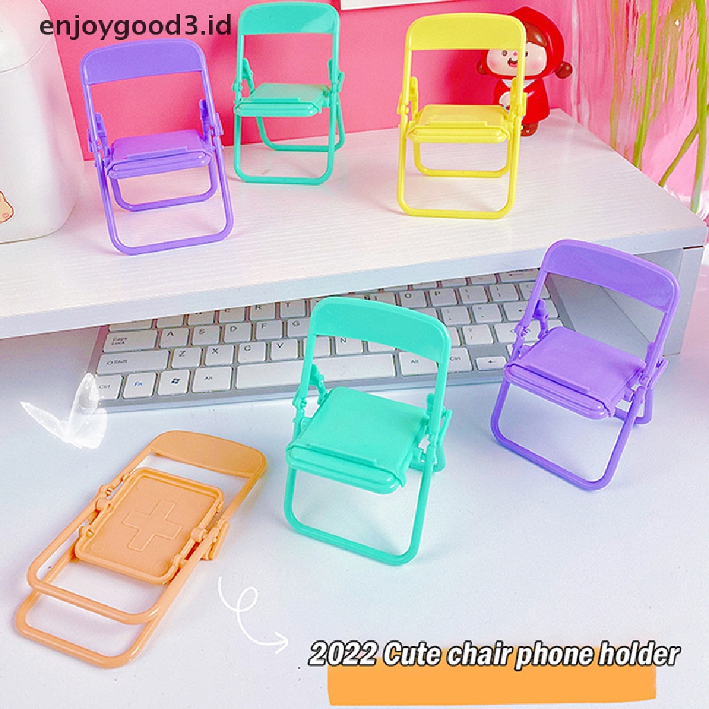 [Rready Stock] Universal Permen Aksesoris Ponsel Kursi Portable Mini Desktop Stand (ID)