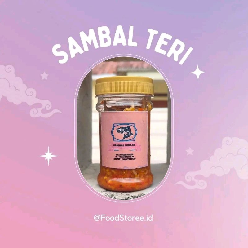 

SAMBAL TERI MEDAN PEDAS/SAMBEL TERI MEDAN PEDES/SAMBAL/TERI MEDAN/SAMBAL BAWANG TERI MEDAN (170 ML) BY FOODSTOREE.ID