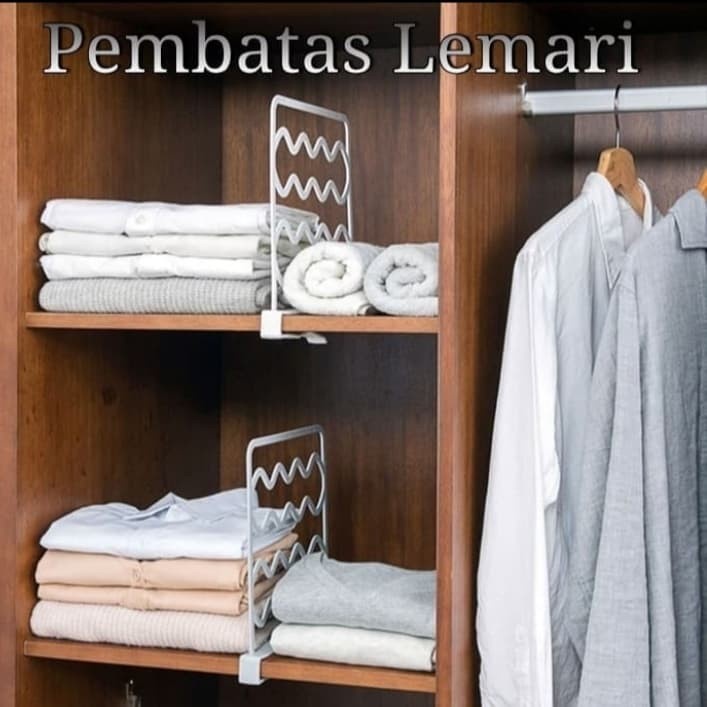 

Terlaris ✨ -Pembatas Lemari Rak Buku Wardrobe Partition Partisi Laci Pakaian- 2.2.23