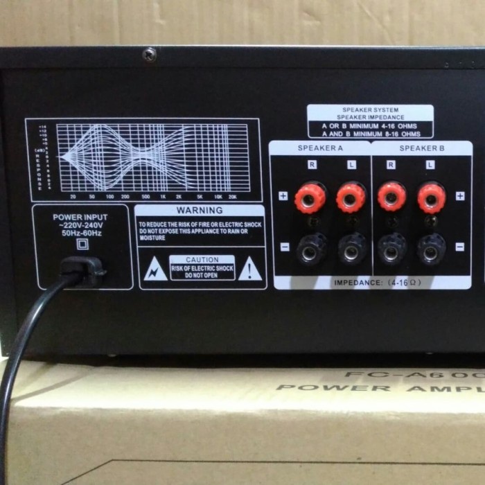 AMPLIFIER FIRSTCLASS FC A-6000/ FC A6000 / FCA6000 / FCA 6000 / A6000