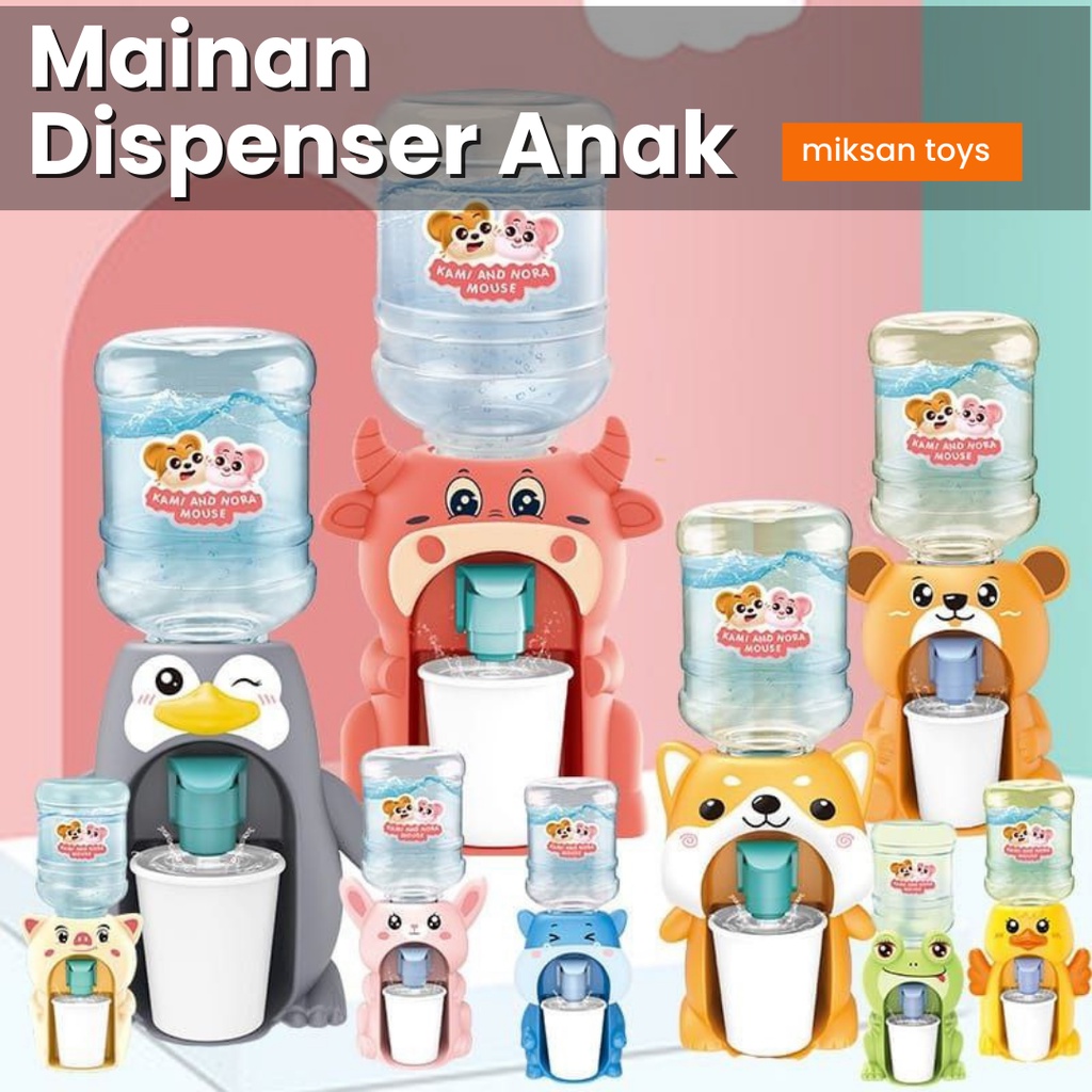 Mainan Dispenser Anak Galon Mini Karakter
